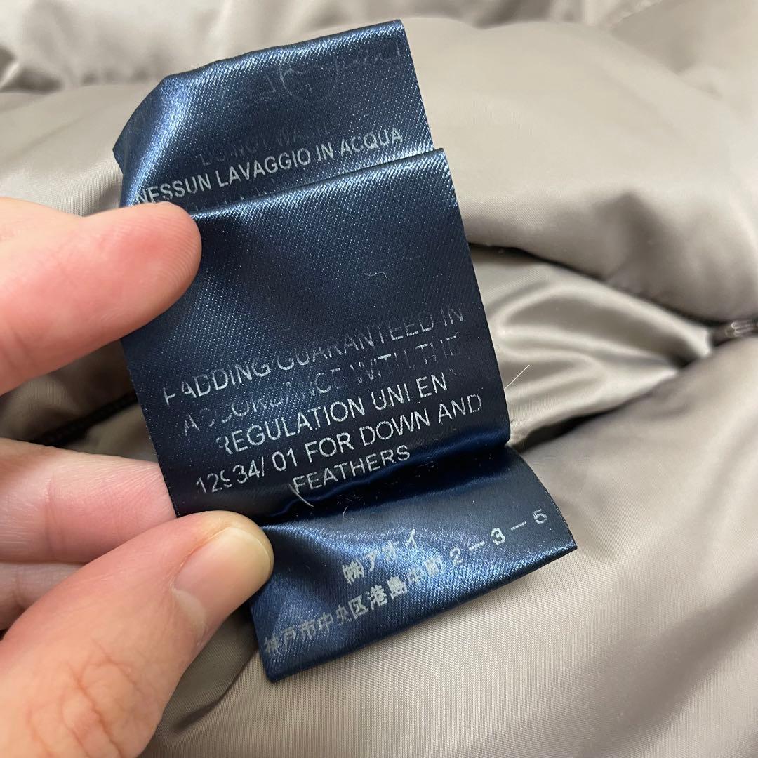 【美品】ヘルノ ポーラーテック ダウンコート 44 2XL相当 グレージュ