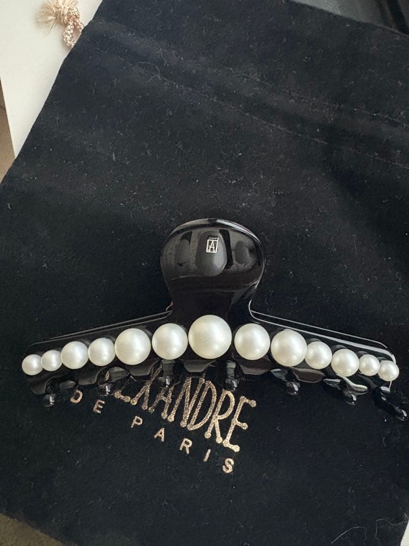 新品ALEXANDRE DE PARIS アレクサンドル ドゥパリ ヘアクリップ