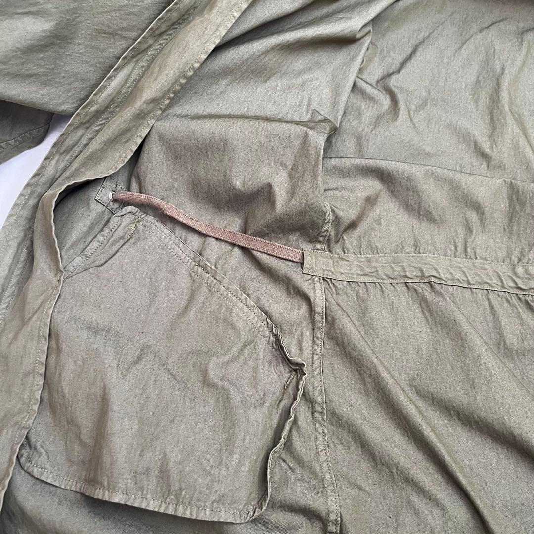 ブンブンフミカウチダfumikauchidaモッズコート36カーキ