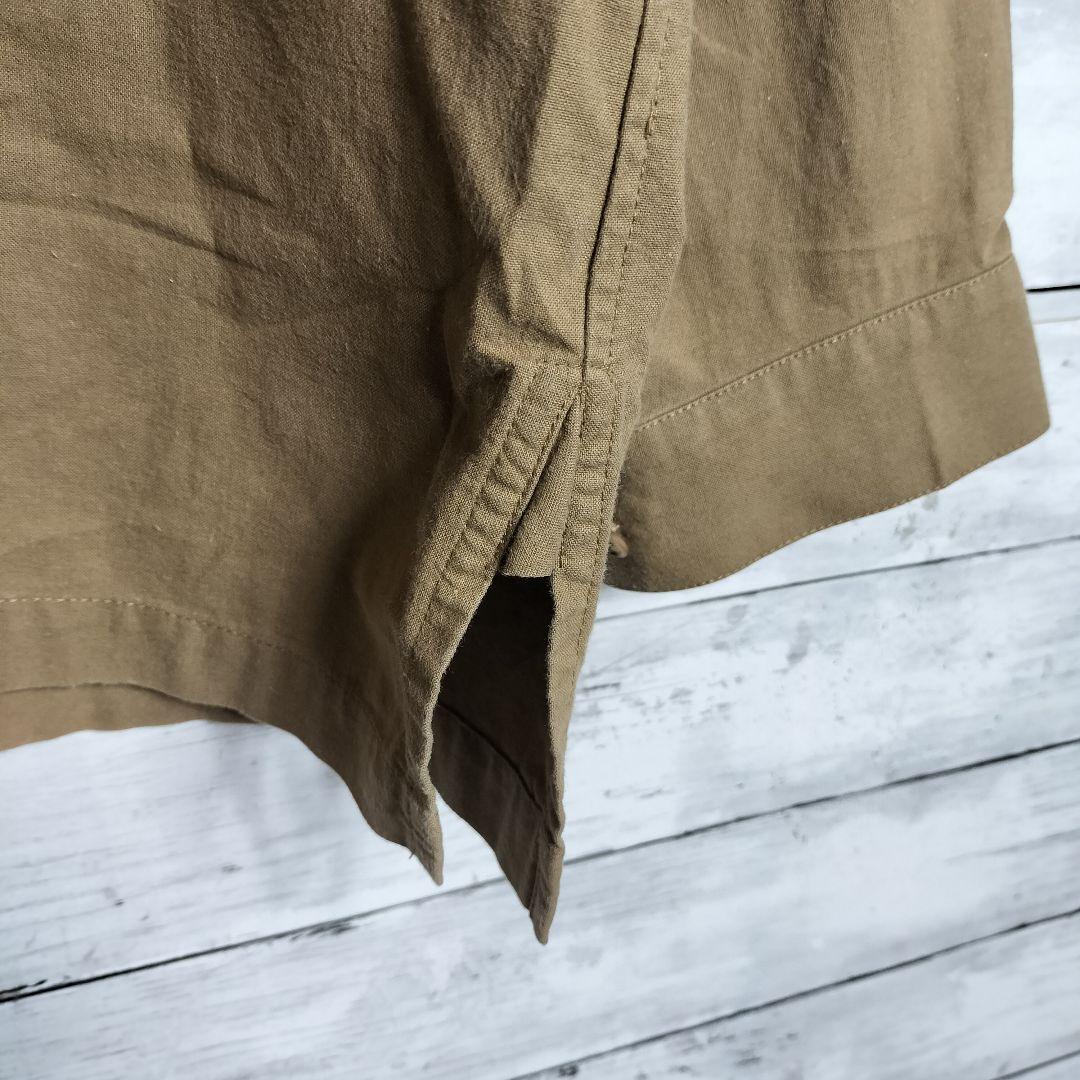 80's イッセイミヤケ 筆タグ ノーカラーシャツ スタンドカラー コットン 綿