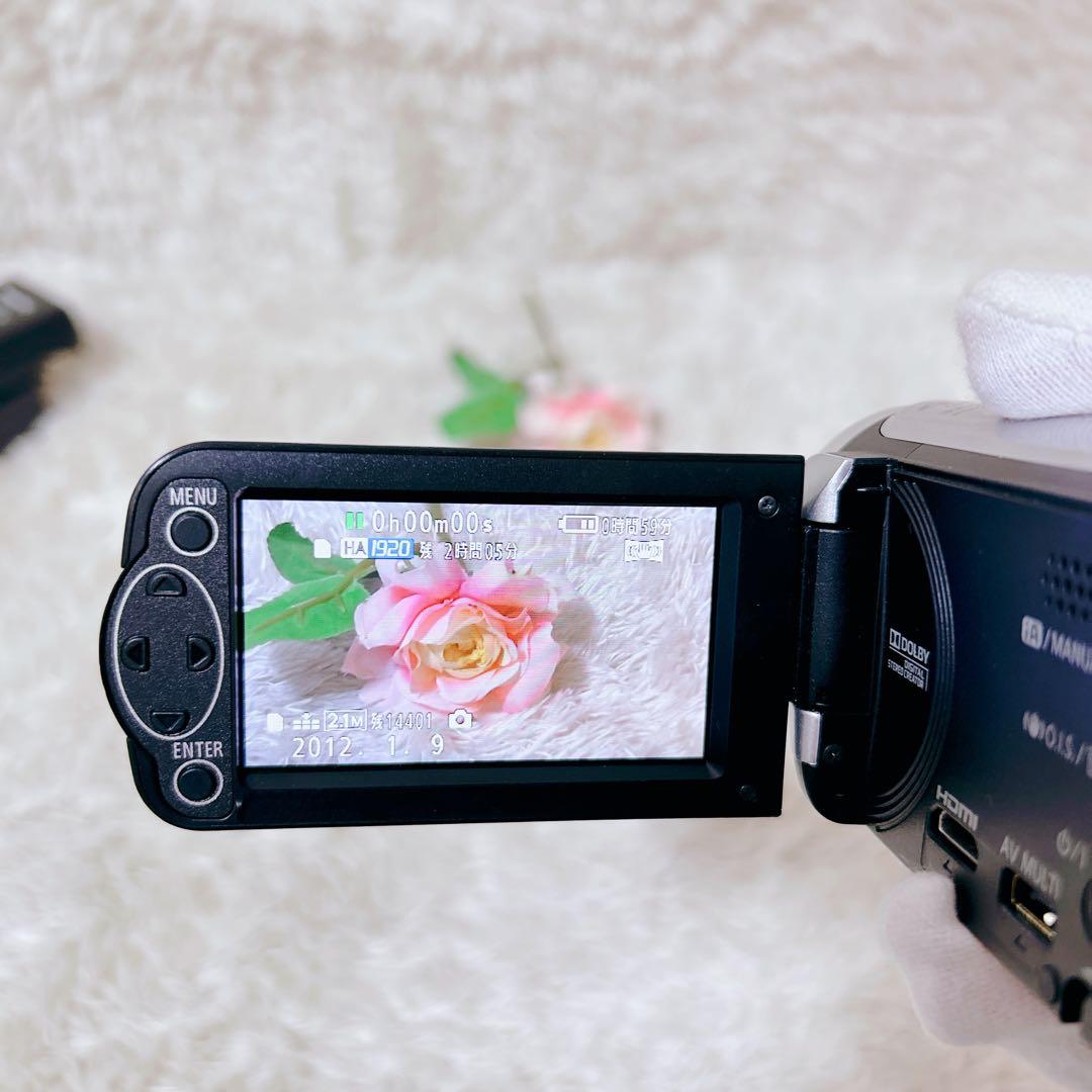 Panasonic HC-V100M ビデオカメラ バッテリー2個　 動作確認済