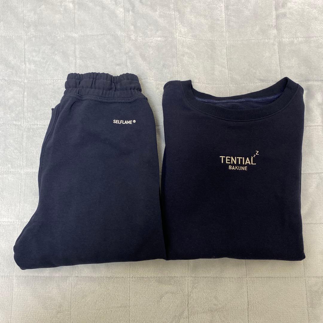 【最新モデル：BAKUNE スウェット上下セット】XS ネイビー　TENTIAL