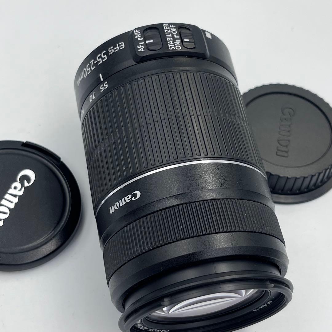 美品 Canon EFS55-250mm f/4-5.6 IS Ⅱ ズームレンズ