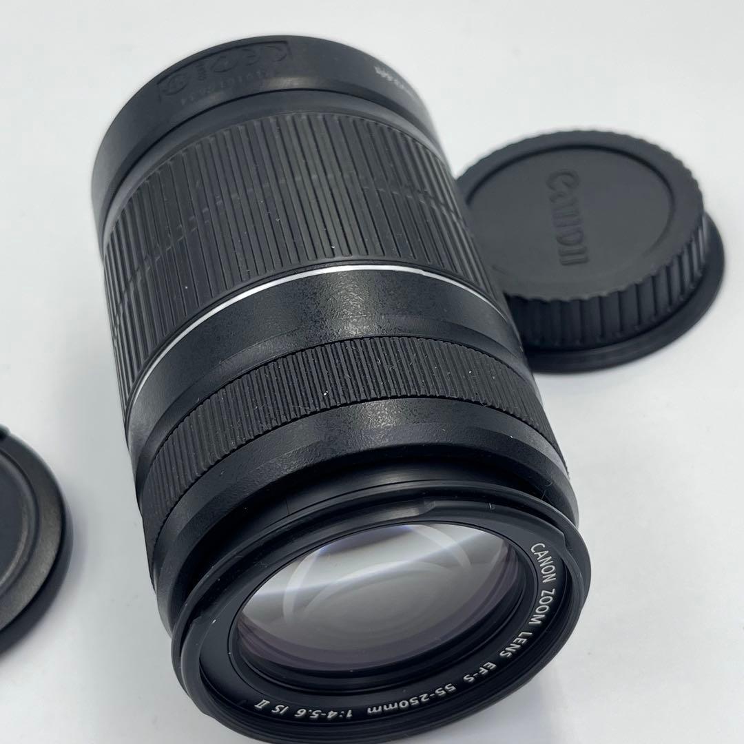 美品 Canon EFS55-250mm f/4-5.6 IS Ⅱ ズームレンズ