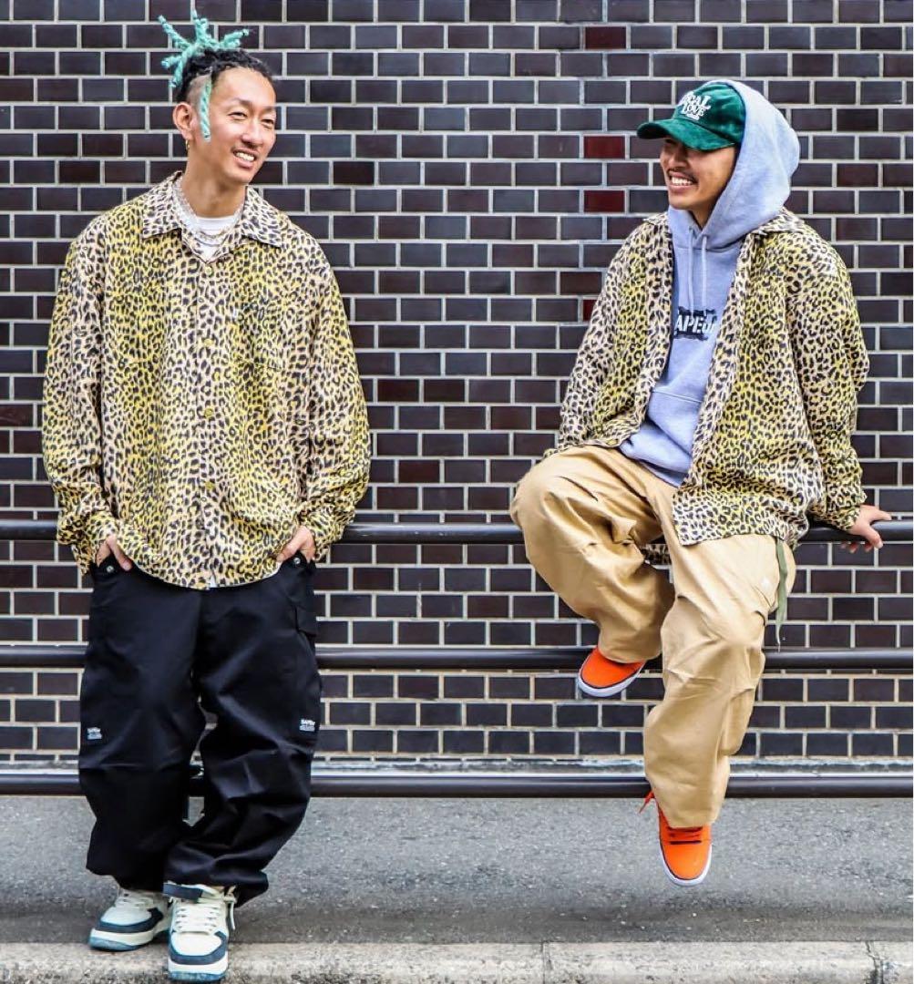 【新品、未使用】SAPEur レオパード柄 長袖シャツ