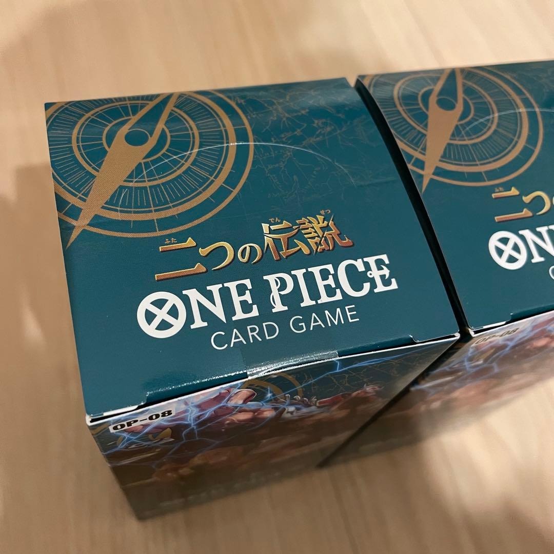 ワンピースカード　二つの伝説　2BOX　未開封テープ付き