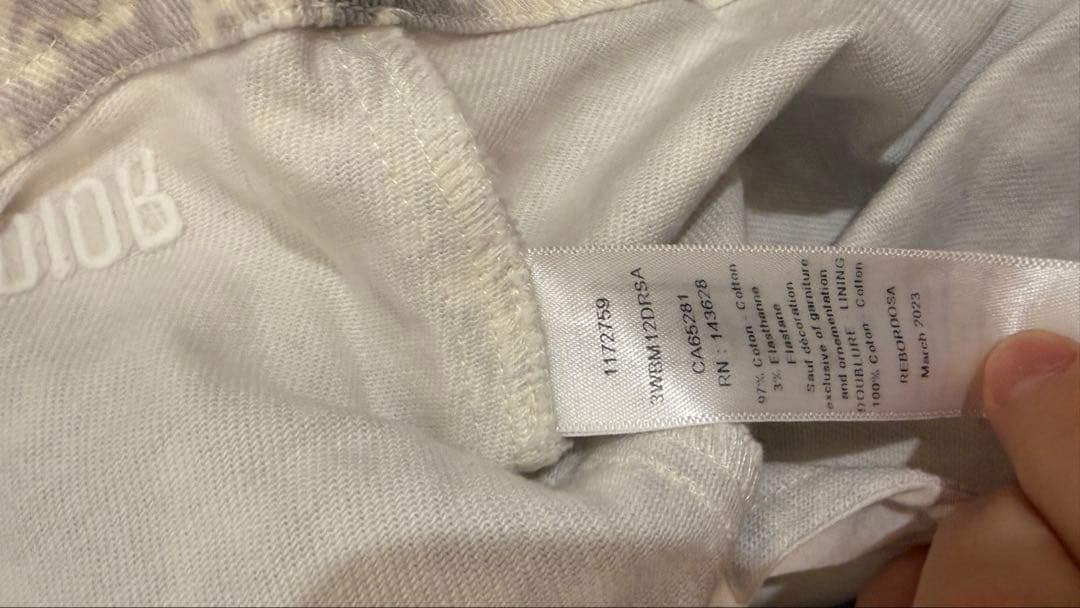 Dior フラワープリント ノースリーブワンピース