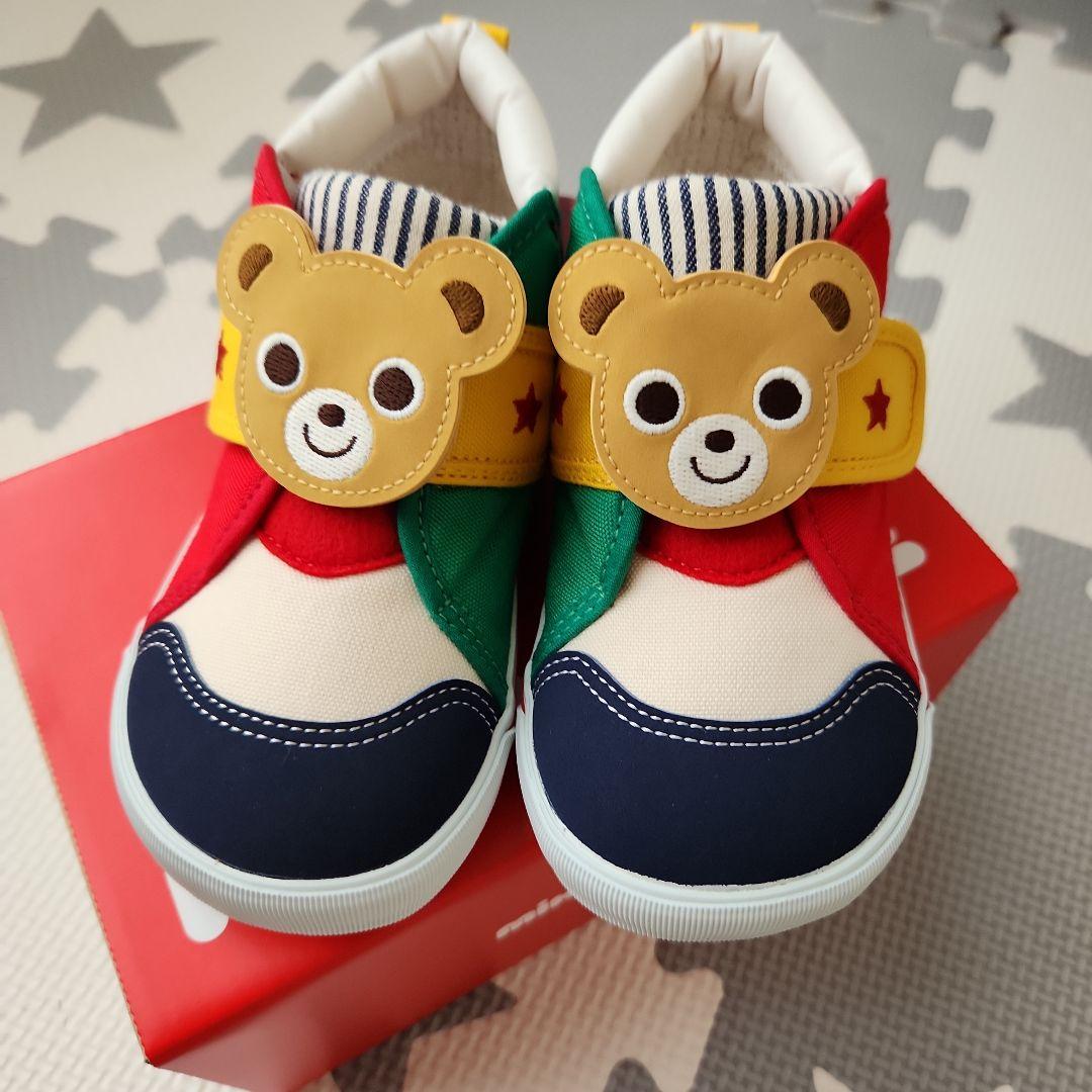 【新品•タグ付き】　ミキハウス　スニーカー マルチカラー 15.5cm