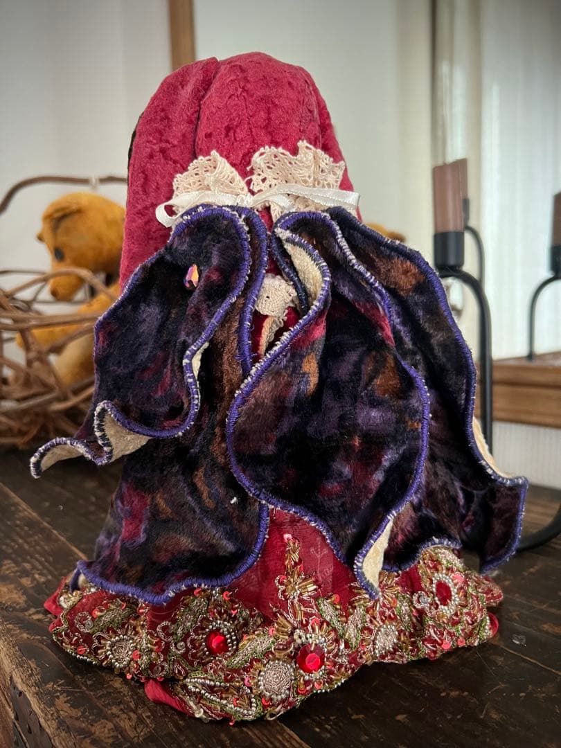 アンティーク動物コスチューム人形 ドール アンティーク　ビスクドール 人形