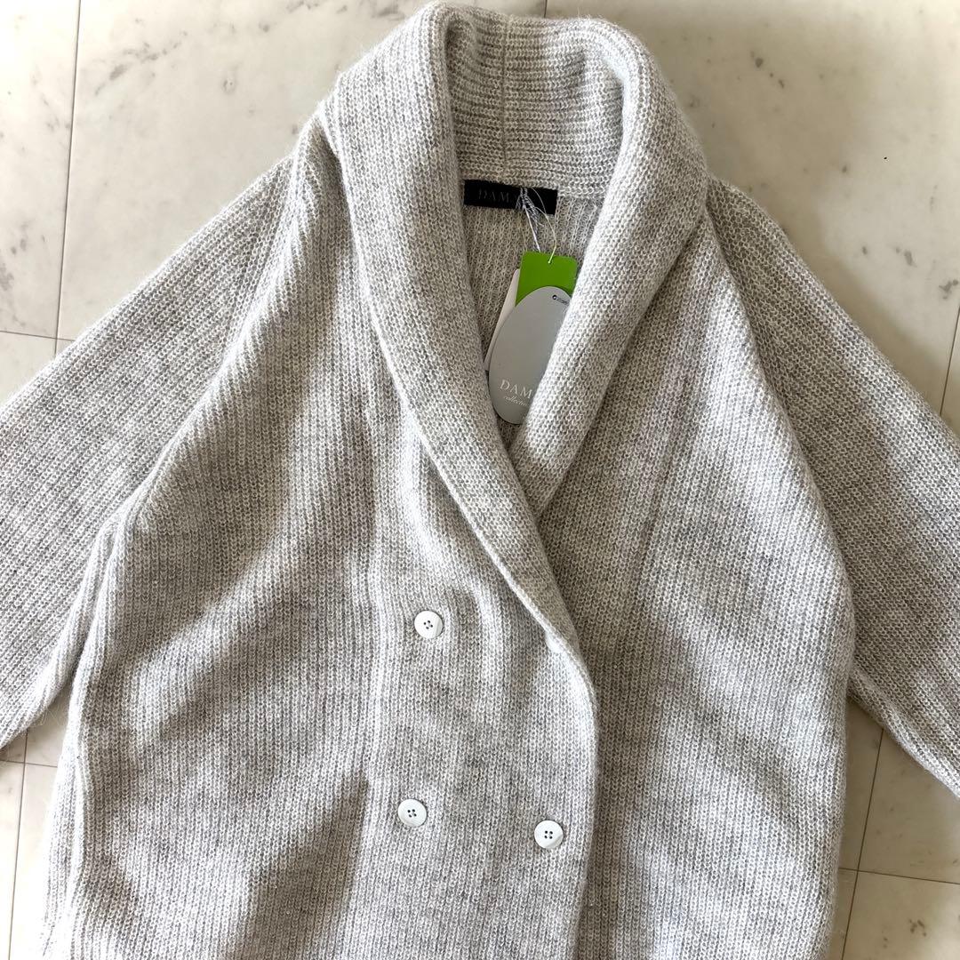 新品未使用 ダーマコレクション アルパカ混 ニットガウン 3L 大きいサイズ