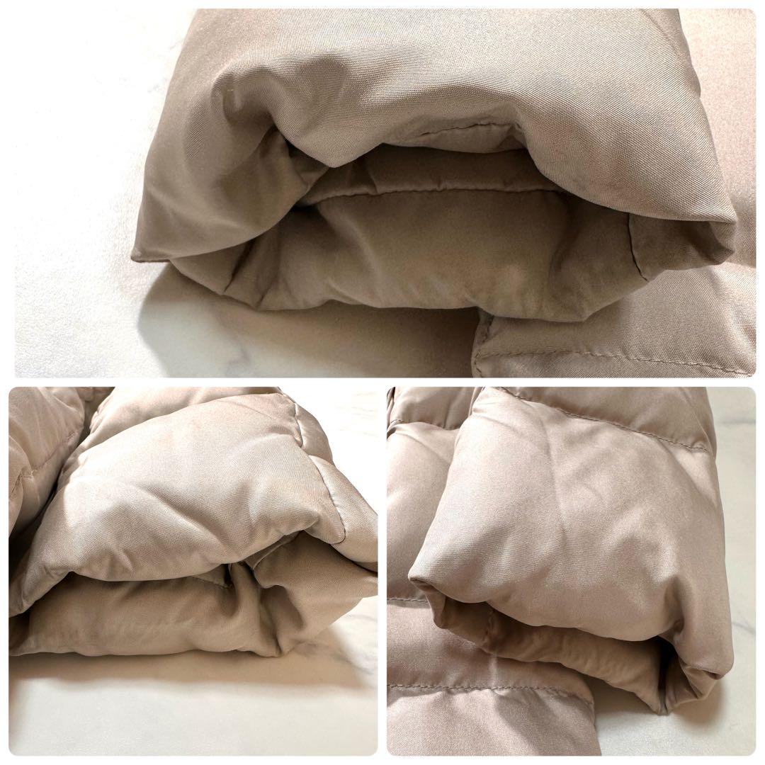 大きめサイズ Max&Co ダウンロングコート リボンベルト付き　L