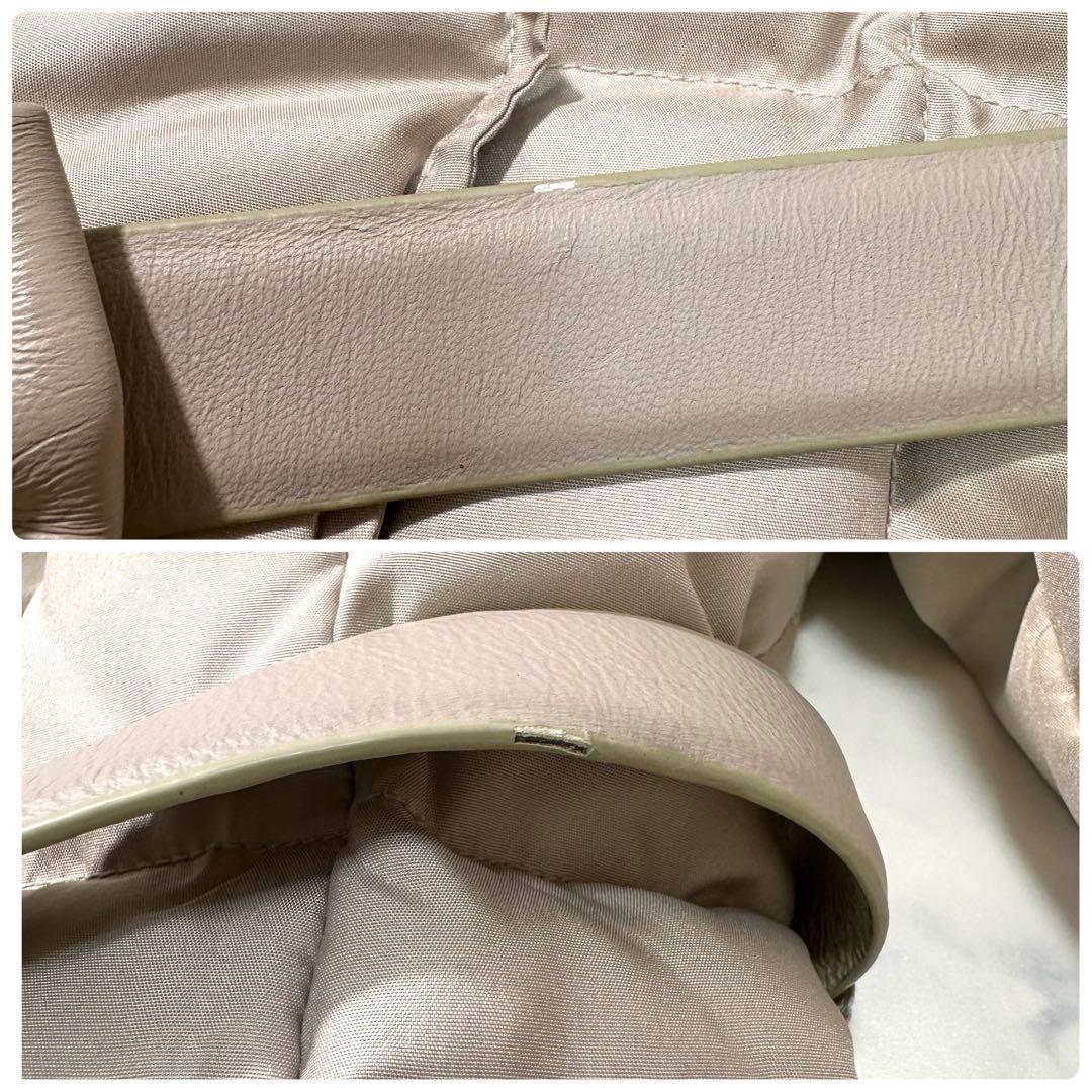 大きめサイズ Max&Co ダウンロングコート リボンベルト付き　L