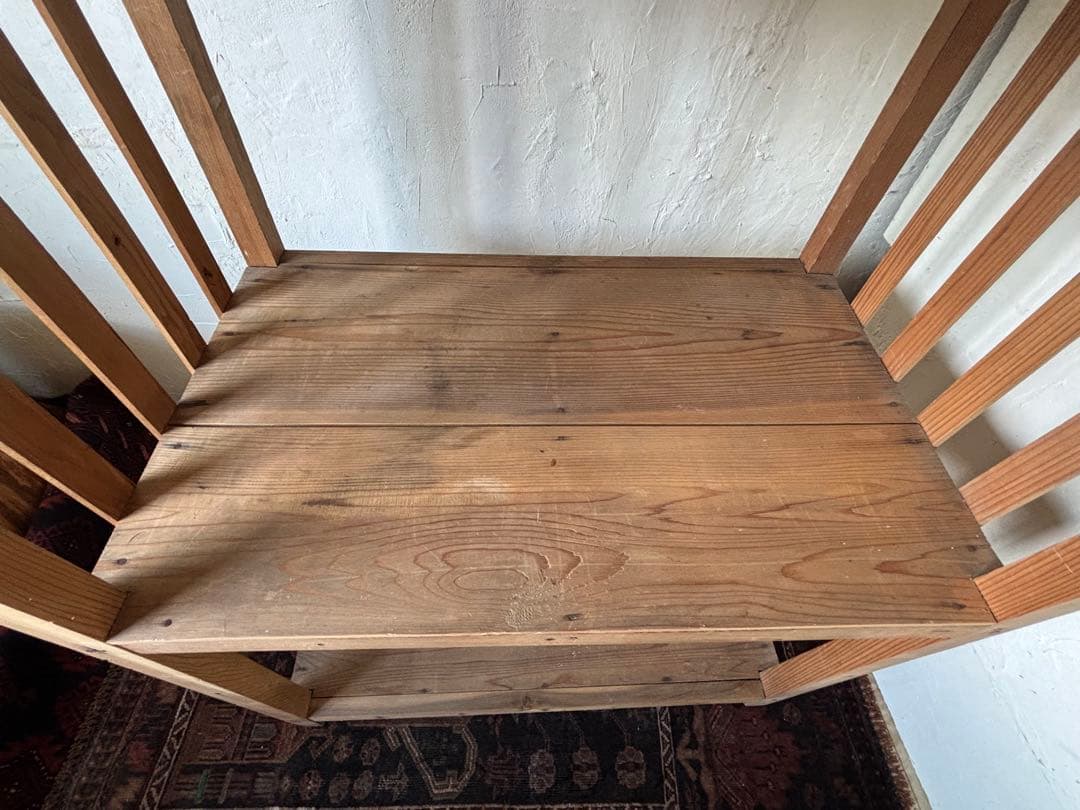 アンティークシェルフ　古い木製ラック