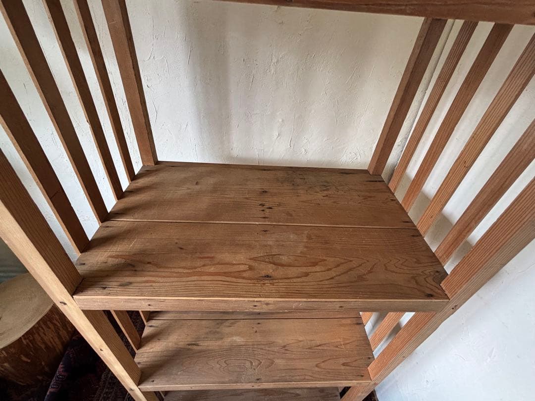 アンティークシェルフ　古い木製ラック