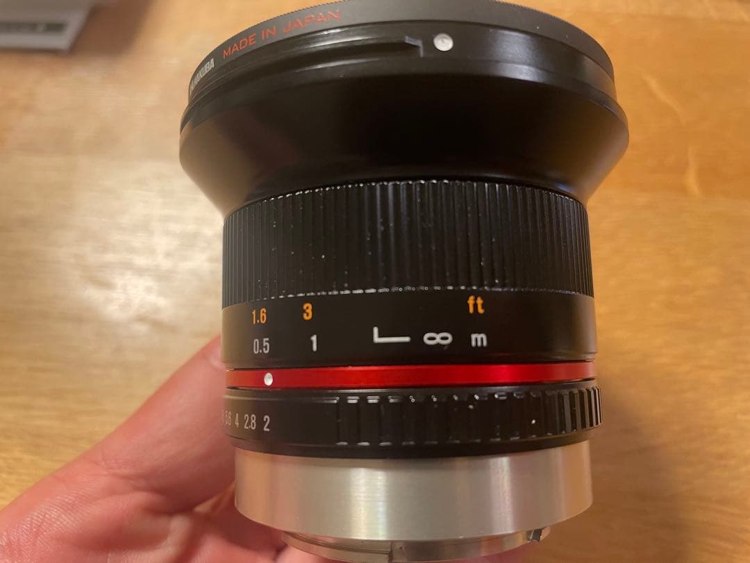 極美品SAMYANG 12mm F2.0 Xマウント 富士FUJIFILM