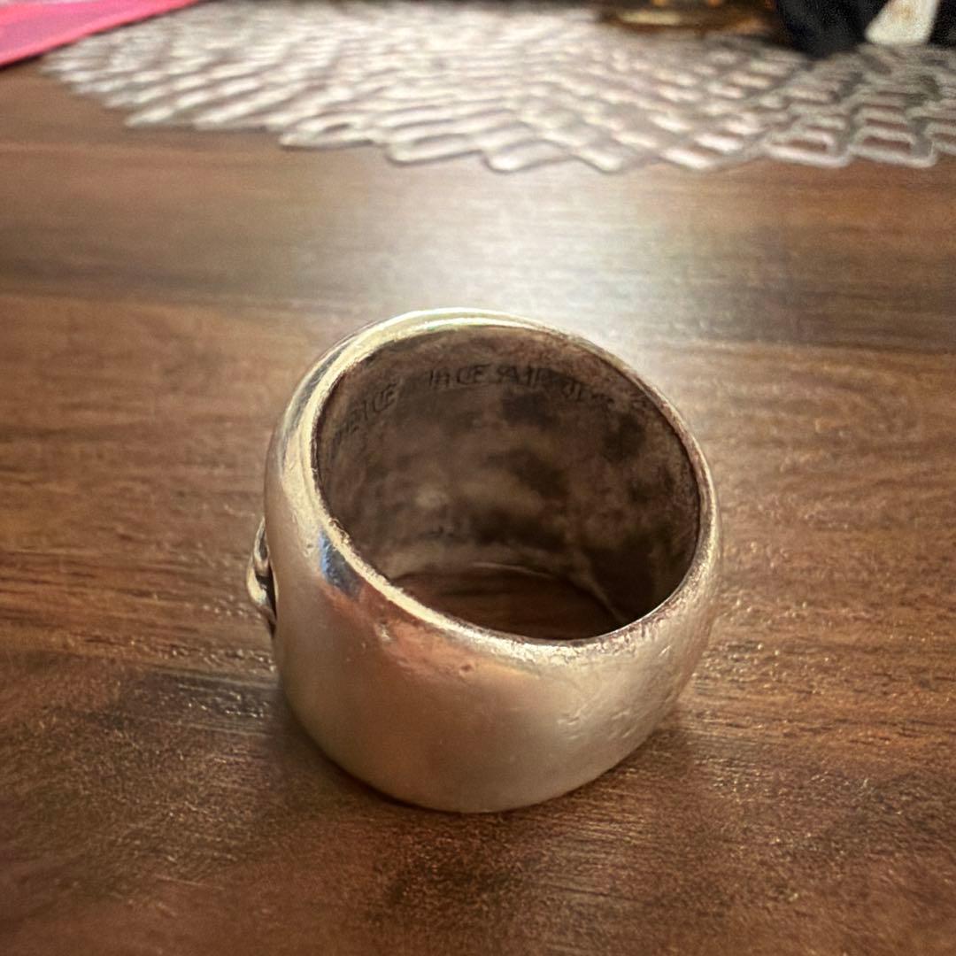 クロムハーツ　クラシックオーバルクロスリング　25号