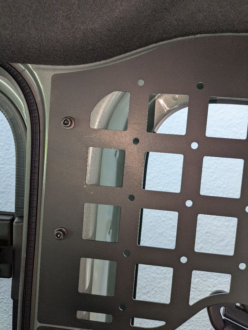 N-VANインナーメッシュパネル 左右セット　 板厚1.6ミリ 無塗装品