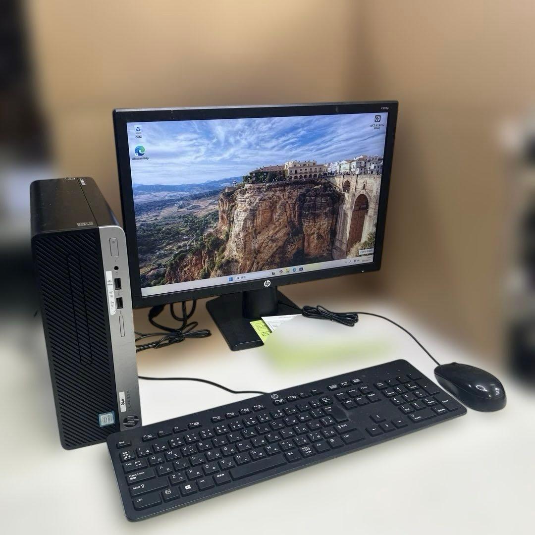 6101③HP Prodesk 400 G5 i5 8GB SSD 4点セット