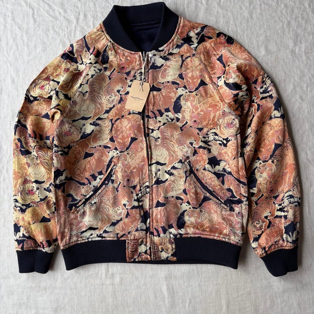 【入手困難】ステュディオダルチザン 百豚 スカジャン 総柄 希少 激レア 38