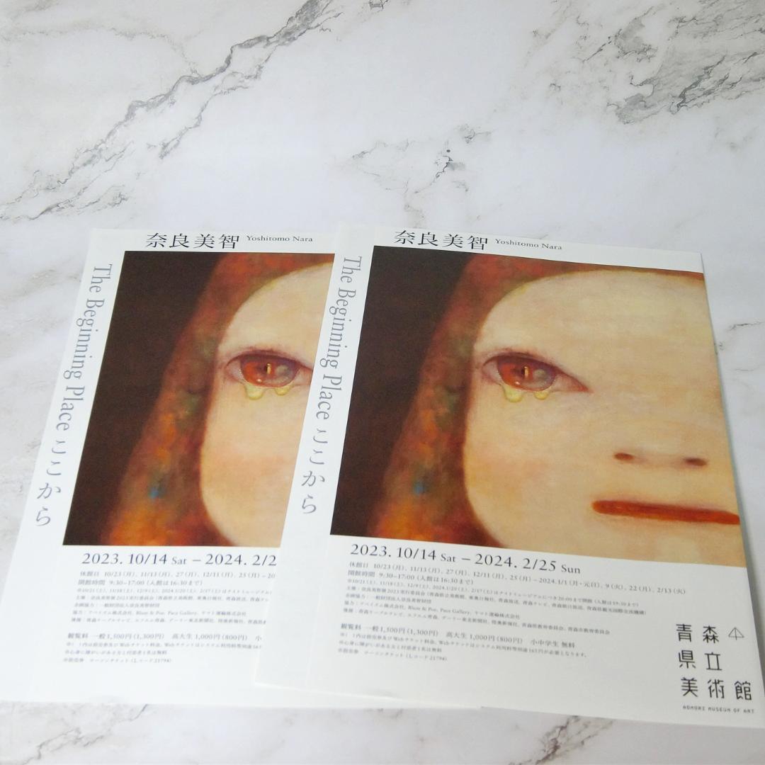 奈良美智 りんご箱ポストカード3枚セット 青森県立美術館