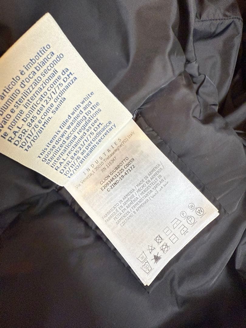 MONCLER モン ファー フード フルジップ ダウンジャケット CLION