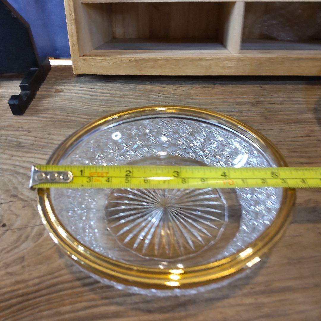 須田秀石④　茶懐石用　クリスタル　　五客セット（内、蓋が無い物2つ）