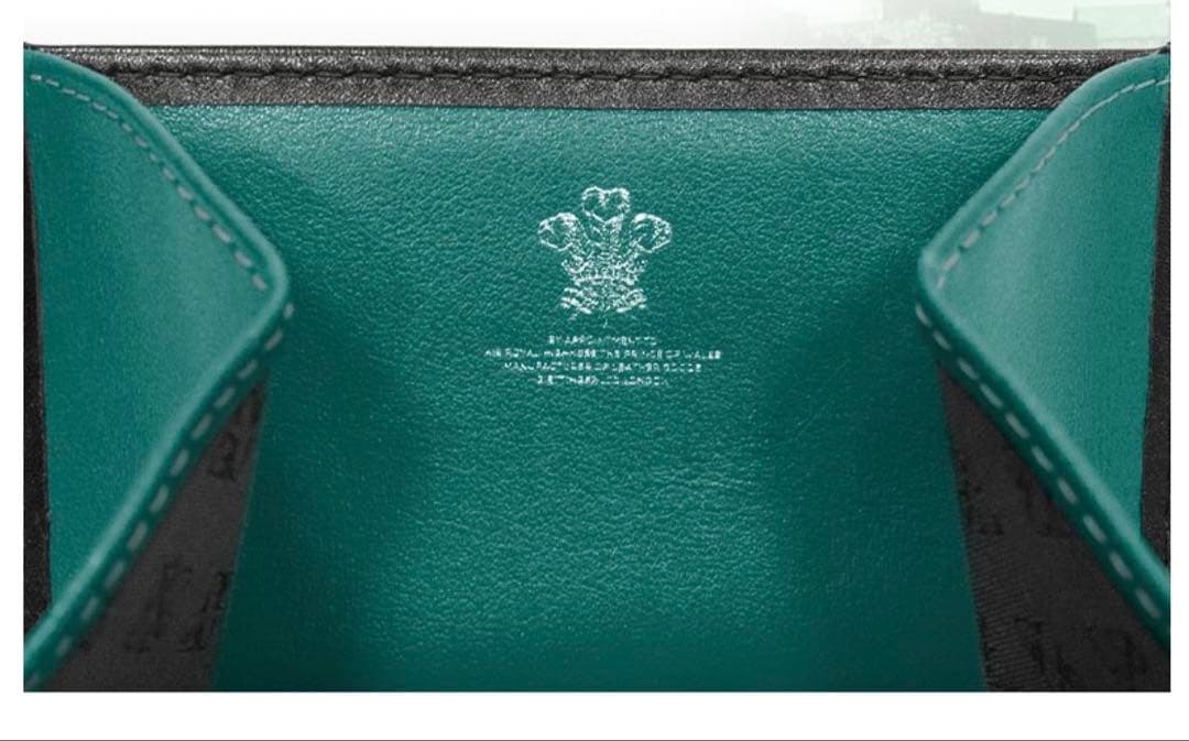 【未使用】ETTINGER エッティンガー 小銭入れ ブラック×ターコイズ