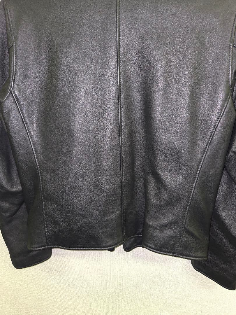 ★値下げ★美品★JAMES GROSE 英国製 ラムレザー シングルライダース