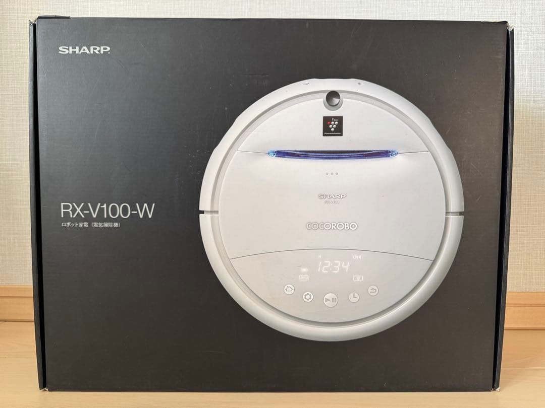 SHARP RX-V100-W ロボット掃除機 本体