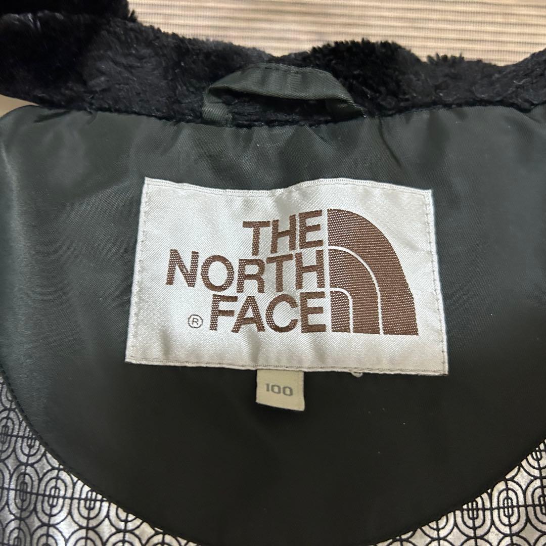 【ノースフェイス】ダウンジャケット モッズコート　MA1　刺繍　カーキーC5