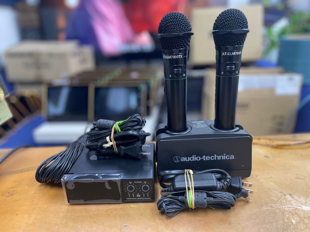 オーディオテクニカ赤外線ワイヤレスマイクセットCR7000+CLM7000