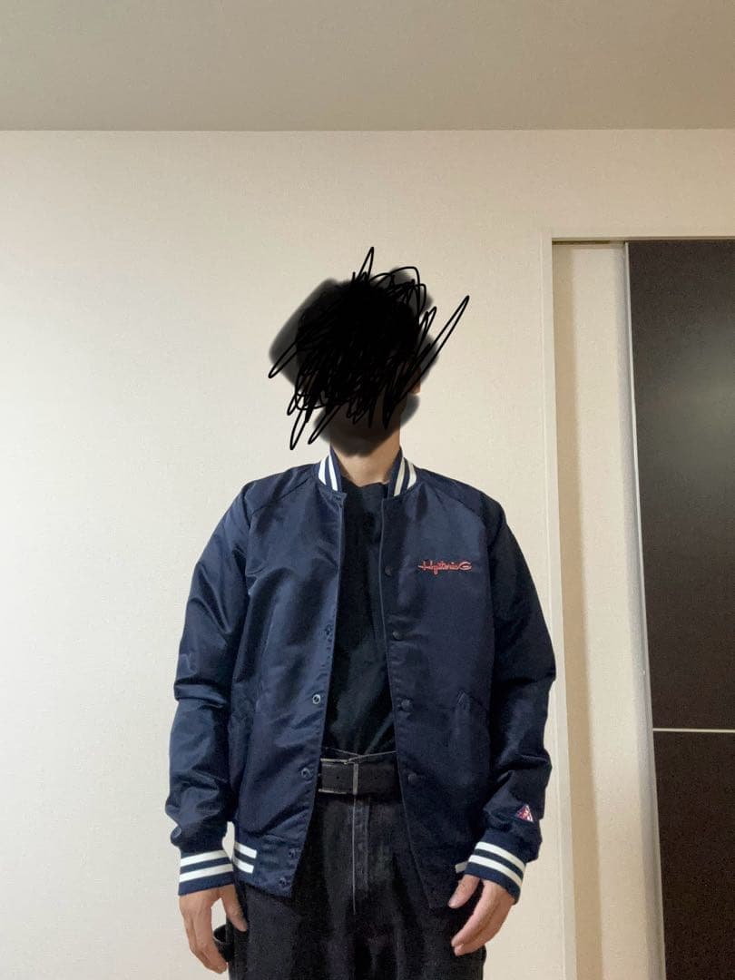 [美品] HYSTERIC GLAMOUR ネイビー スカジャン