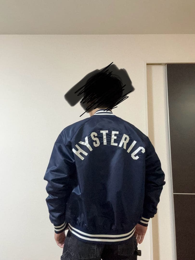 [美品] HYSTERIC GLAMOUR ネイビー スカジャン