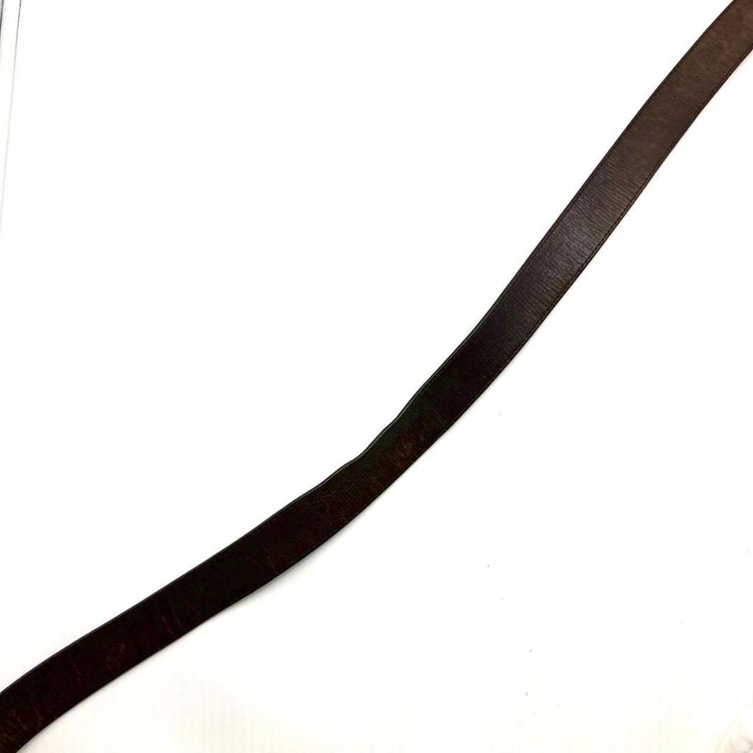 ルイヴィトン サンチュール イニシアル レザー ブラック ゴールド 71204