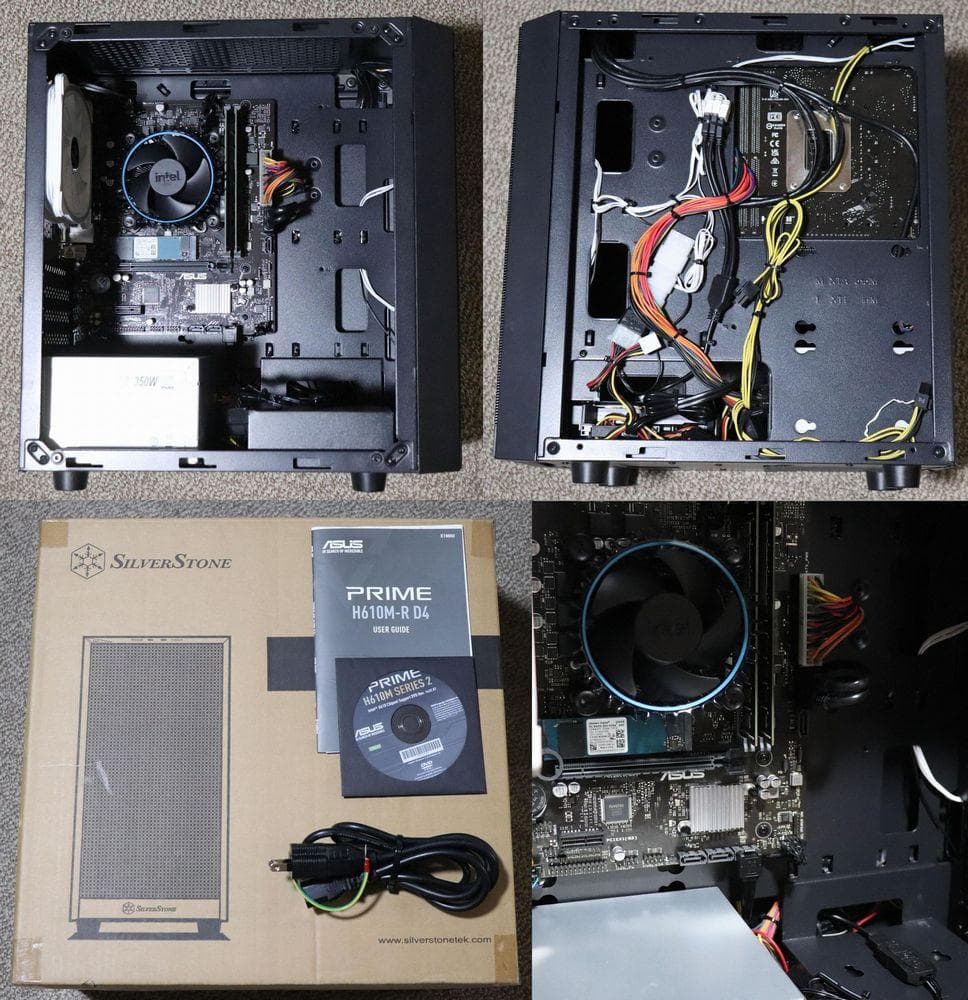 i3-14100 新品ケース・マザボ DDR4-16G 256GB 2TB