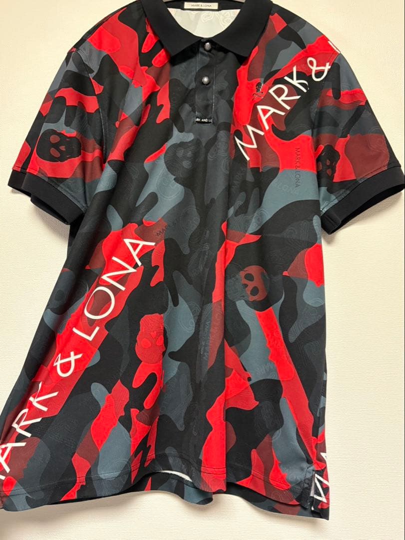 マークアンドロナ カモフラ　迷彩　赤　木村拓哉　mark and lona
