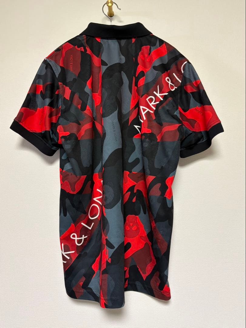 マークアンドロナ カモフラ　迷彩　赤　木村拓哉　mark and lona