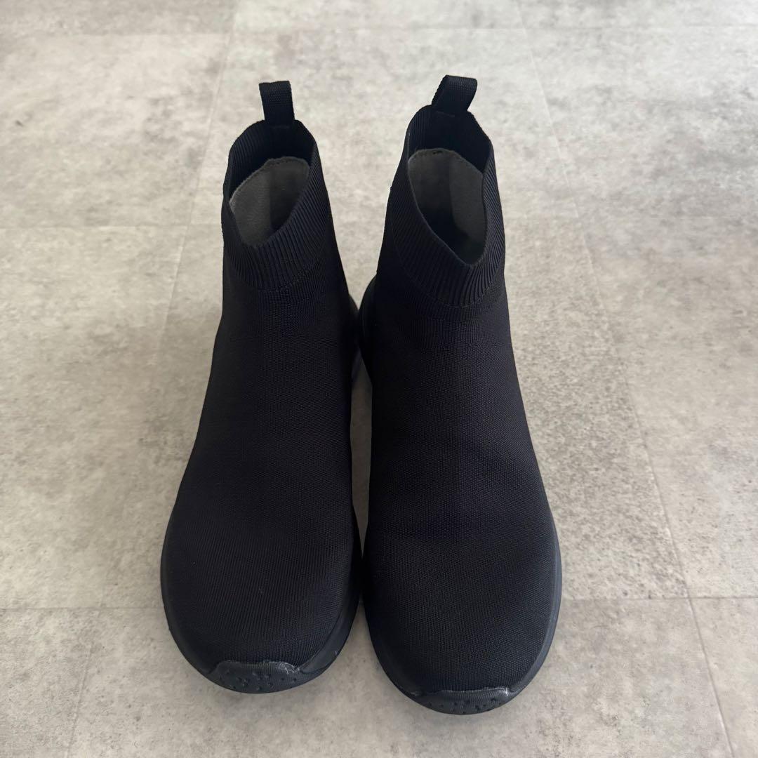 美品★ノースフェイス 防水シューズ　レインシューズ　晴雨兼用　靴　25cm 黒