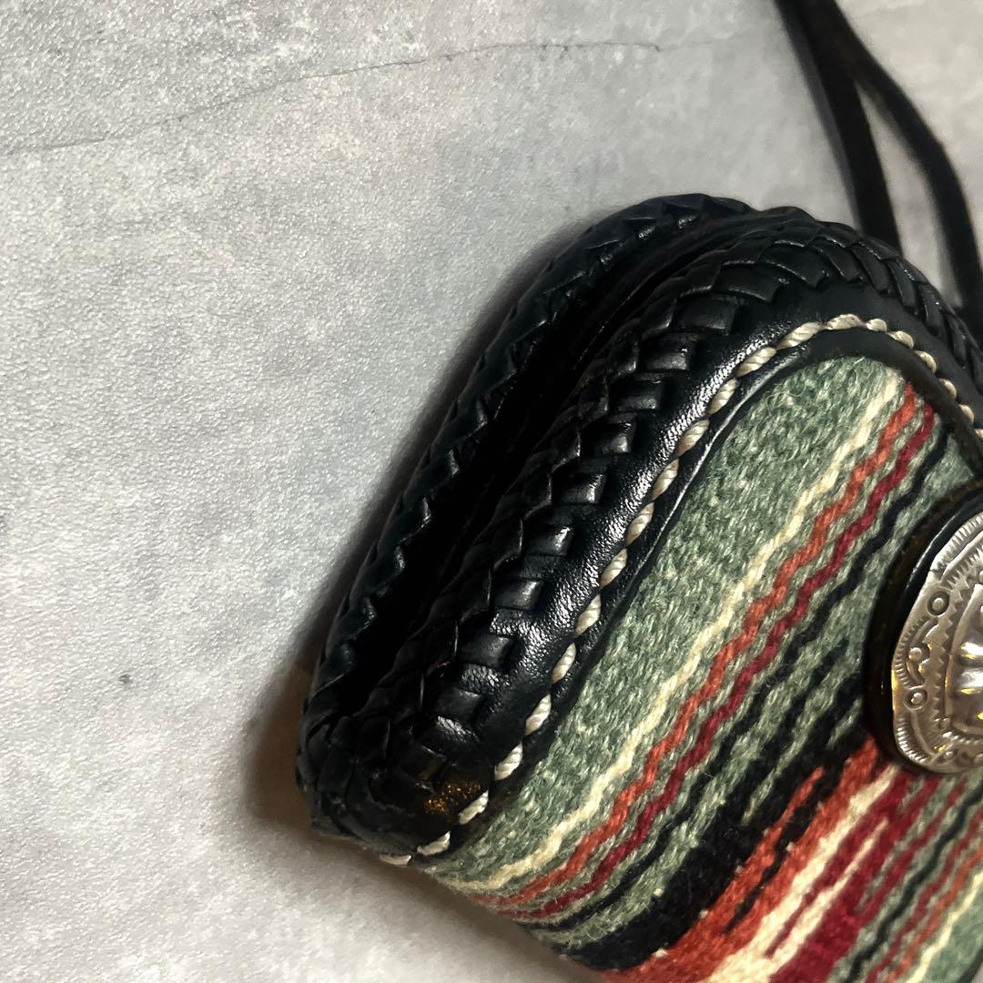 希少カラー　LUCKY JOHH ラグ&カードケース　レザー　ミニ財布