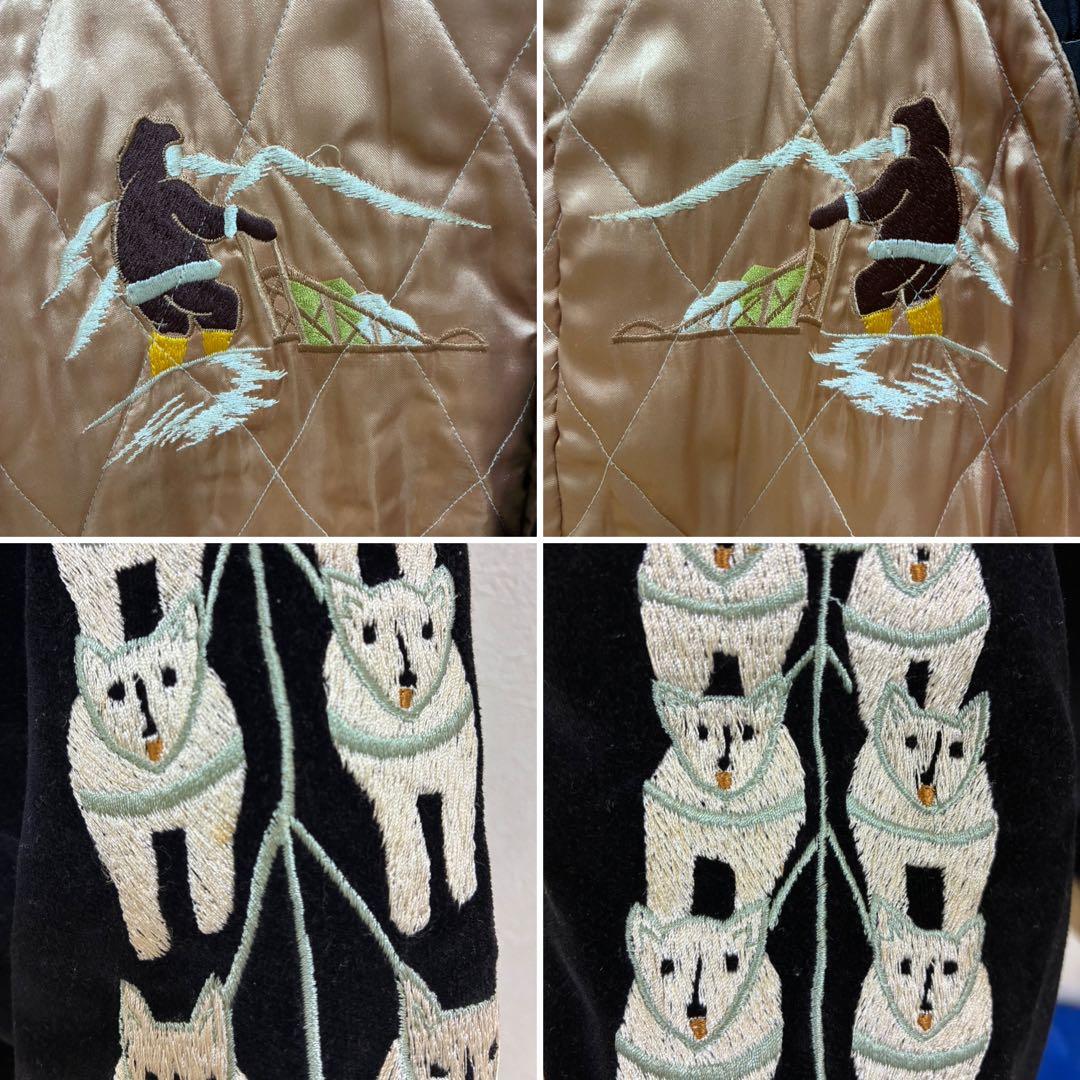 【中古】東洋エンタープライズ　アラスカ　リバーシブルスカジャン　Mサイズ