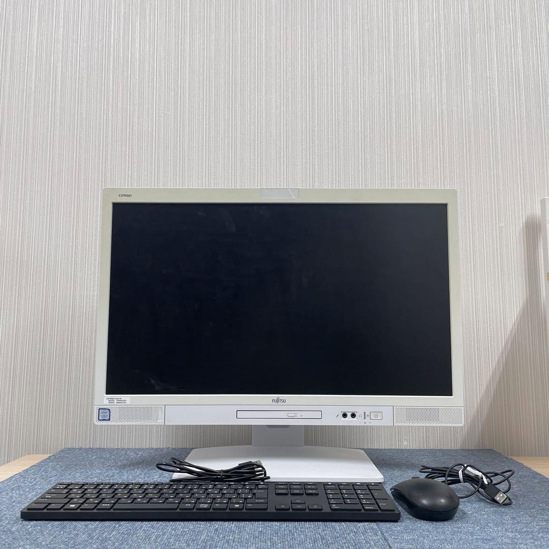 富士通　ESPRIMO 　一体型　メモリ16G　SSD512GB　初期設定済み