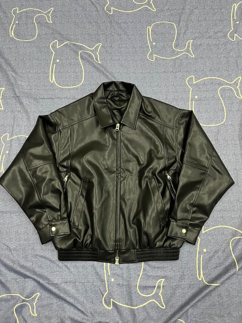 BEAMS シープ レザー ジャケット M