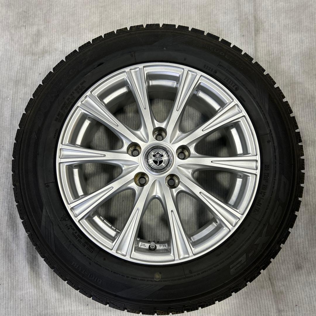 【溝9割以上】スタッドレスタイヤ205/60R16 Weds製ホイール 付き