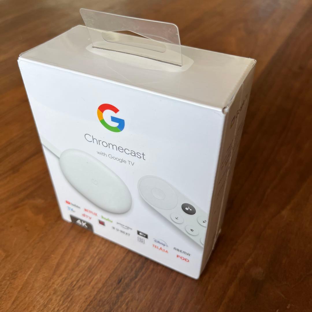【新品未開封】Chromecast with Google TV 4K