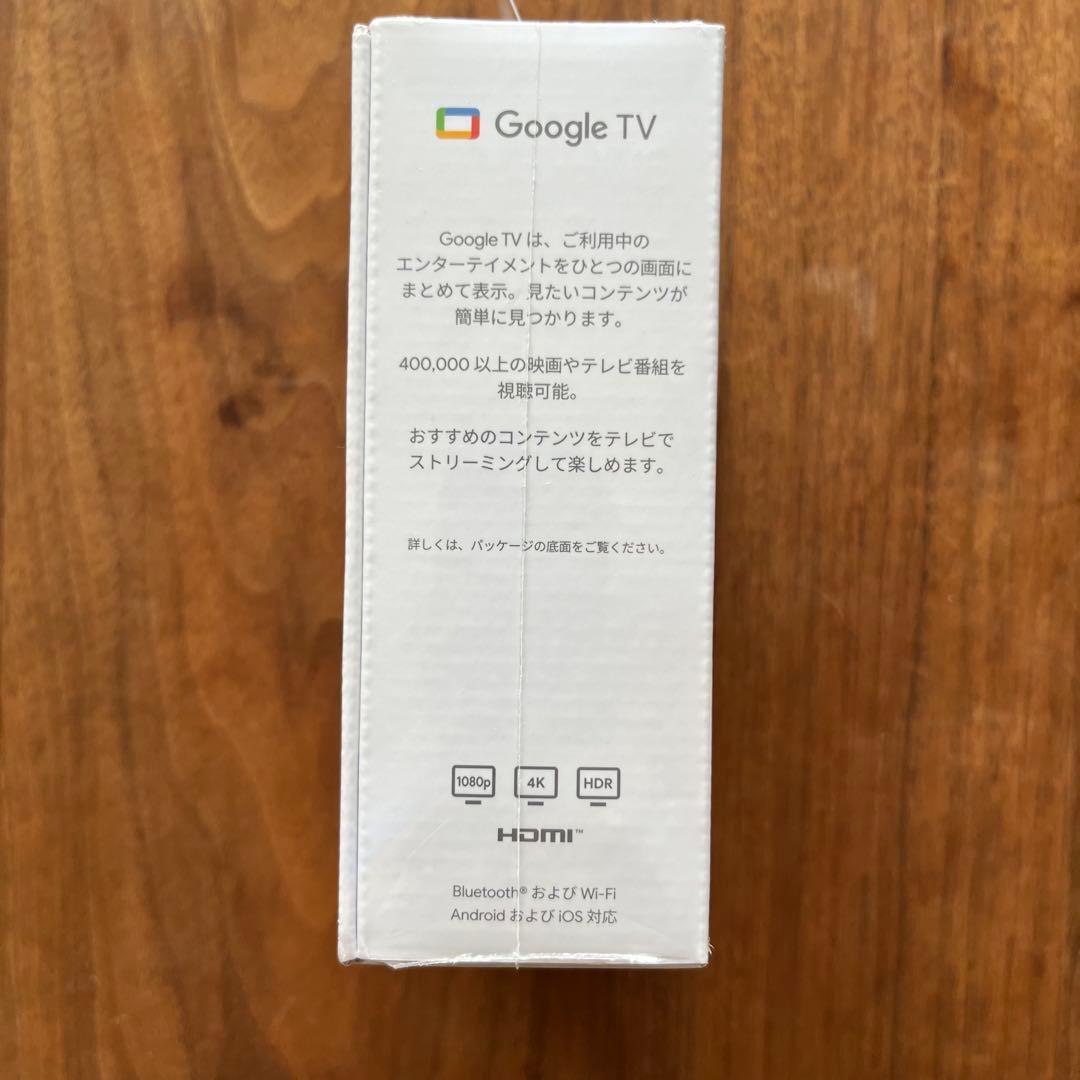 【新品未開封】Chromecast with Google TV 4K