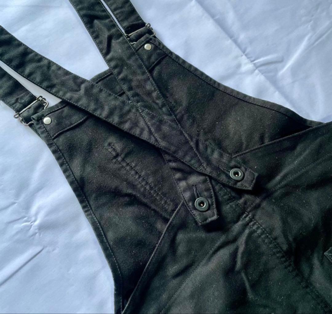 ジャンゴアトゥール Django Atour オーバーオール サロペット 黒　s