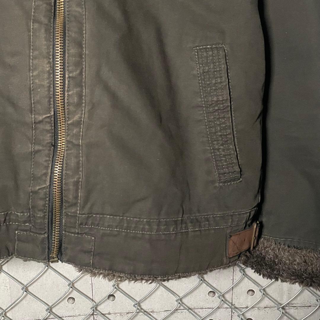 Dickies ディッキーズ ダックジャケット ボア裏地 ブラック系 L