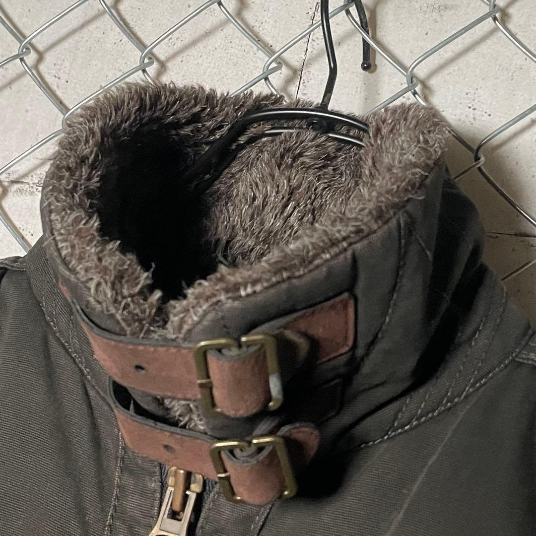 Dickies ディッキーズ ダックジャケット ボア裏地 ブラック系 L