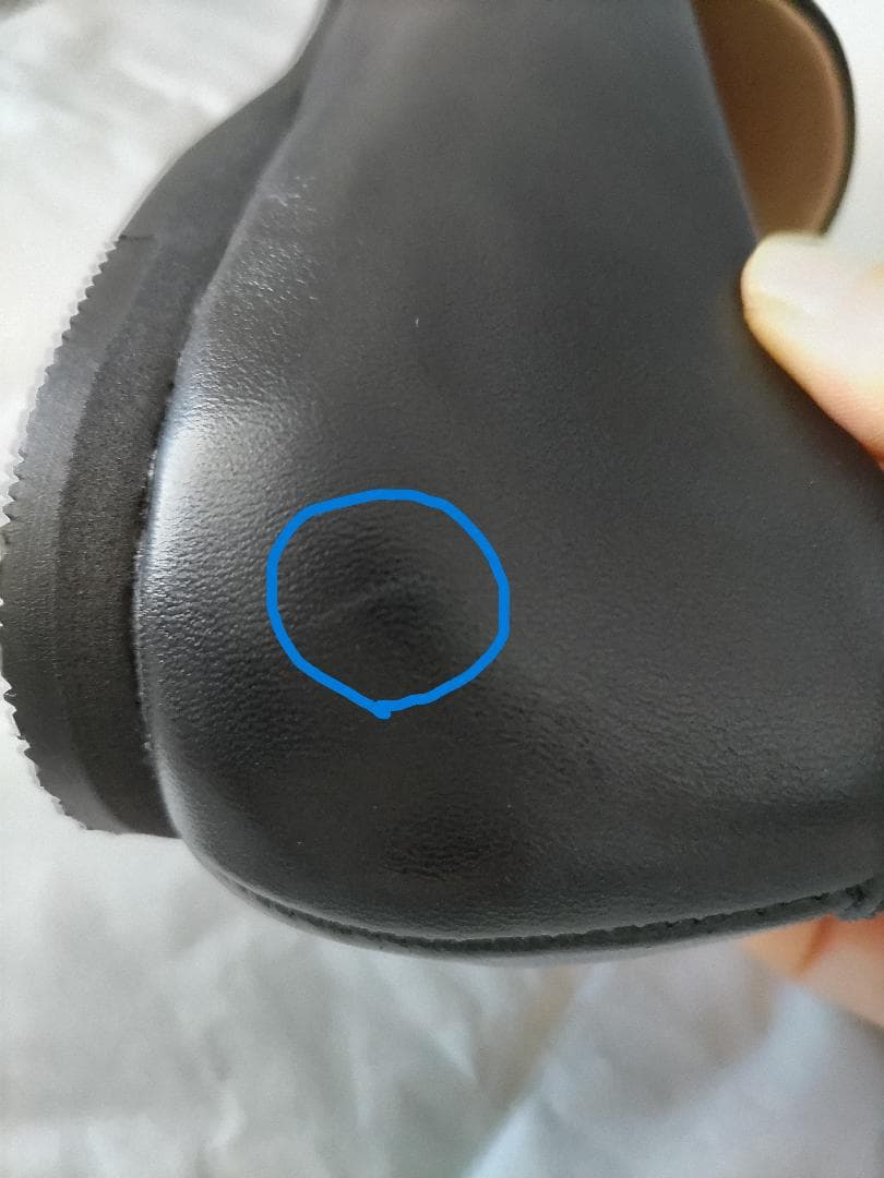 【美品】リーガル　フラットローファーBL　23.5