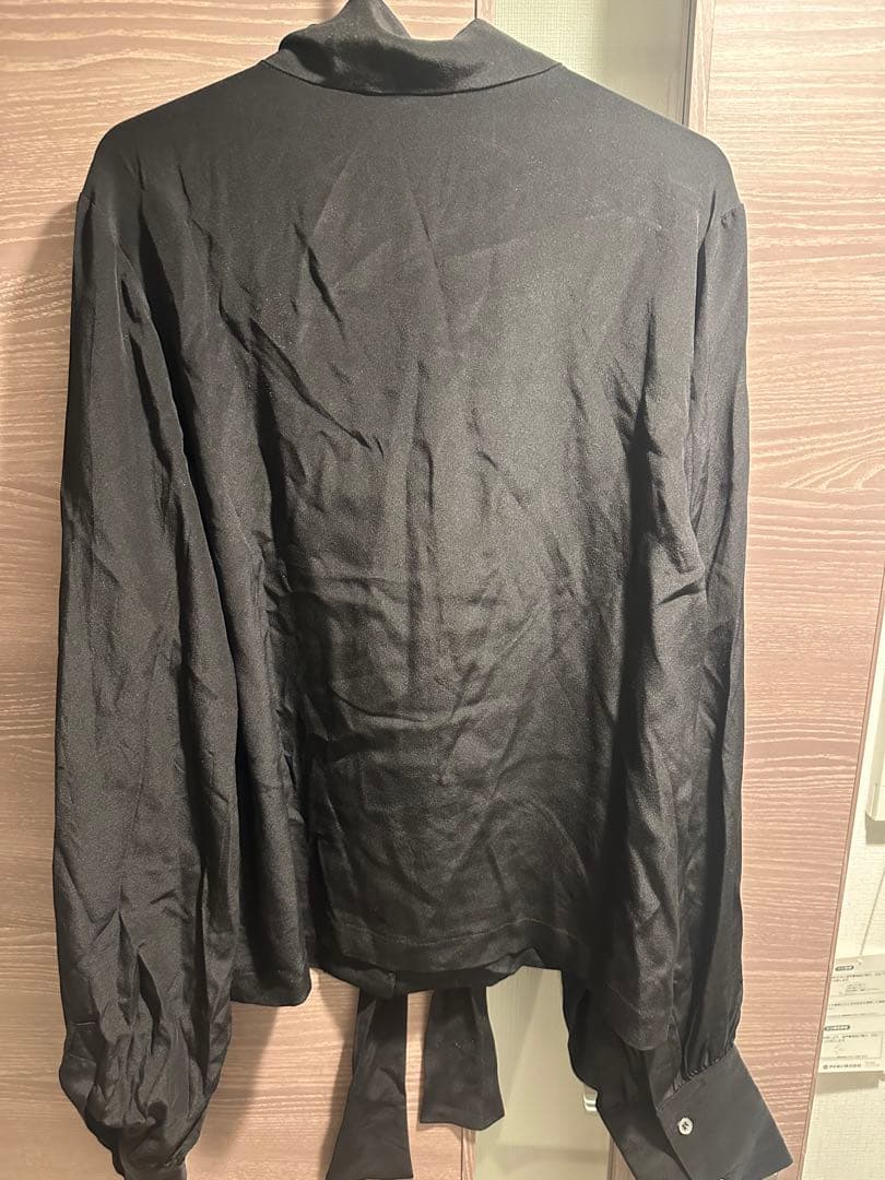 ENFANTS RICHES DEPRIMES バタフライカラー シルクシャツ